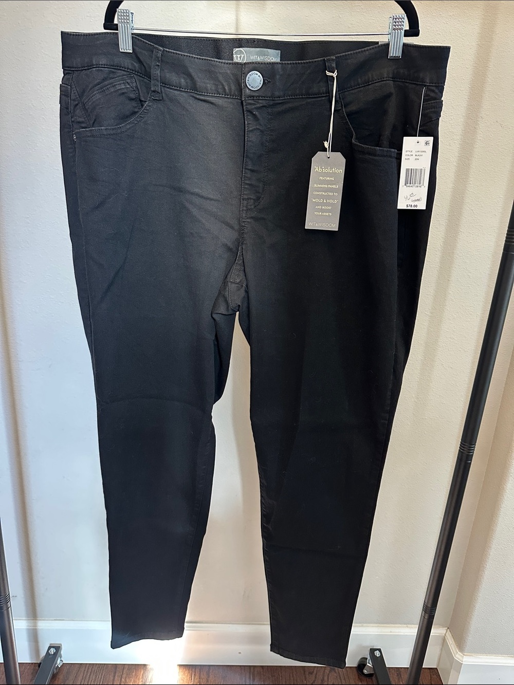 Wit & Wisdom Black Women’s Stretch Jeggings